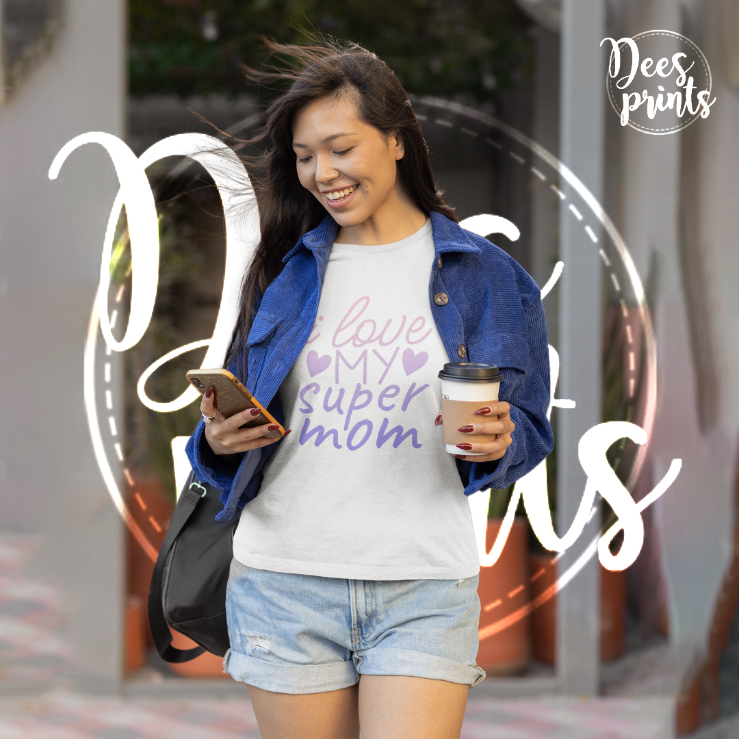 I Love My Super Mom 🦸‍♀️😍 Get your shirt right now! 🤗 #mothersday #mothersdaygiftideas #mamasboy #mamaandson #womenshealthcare