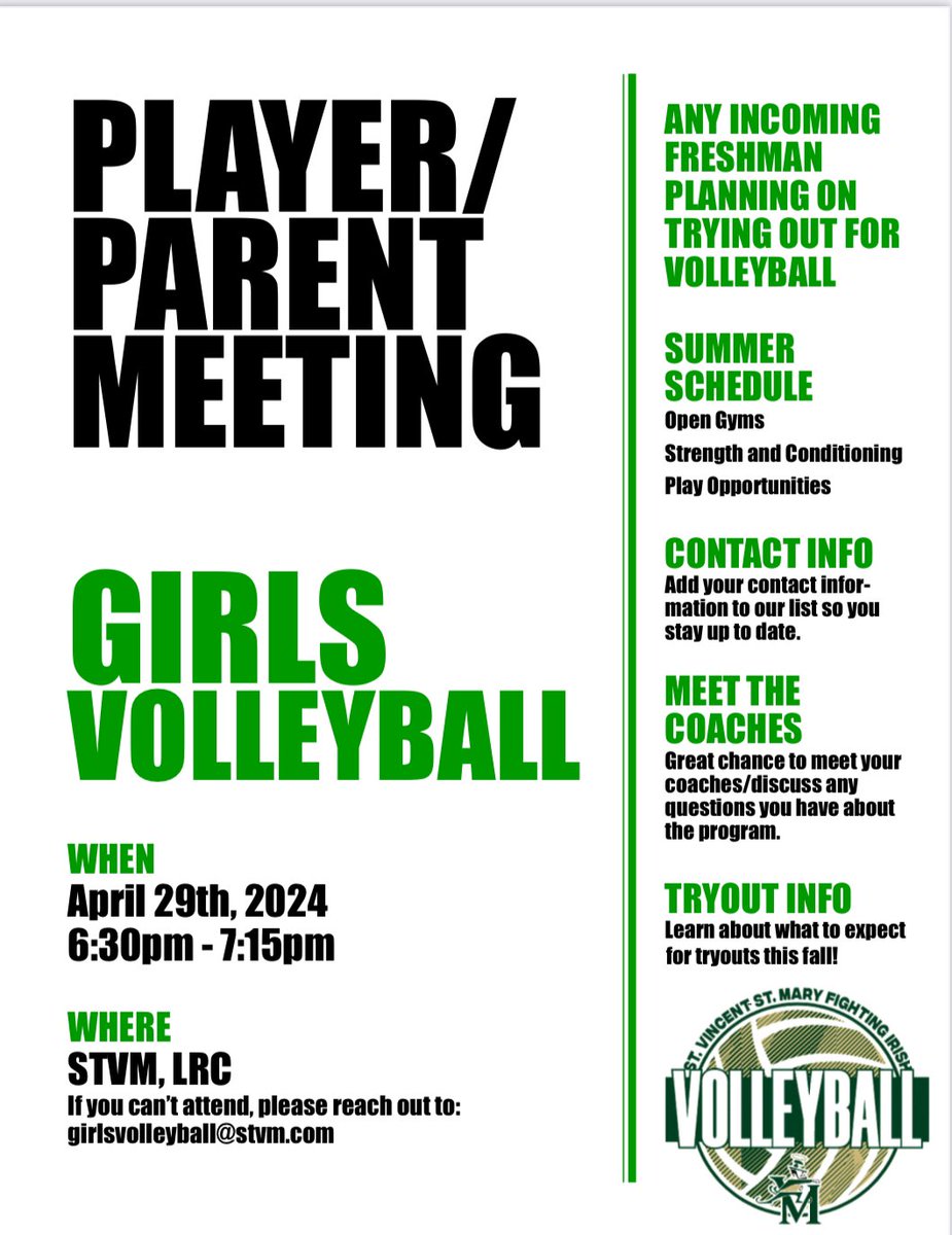 STVM Girls Volleyball tweet media