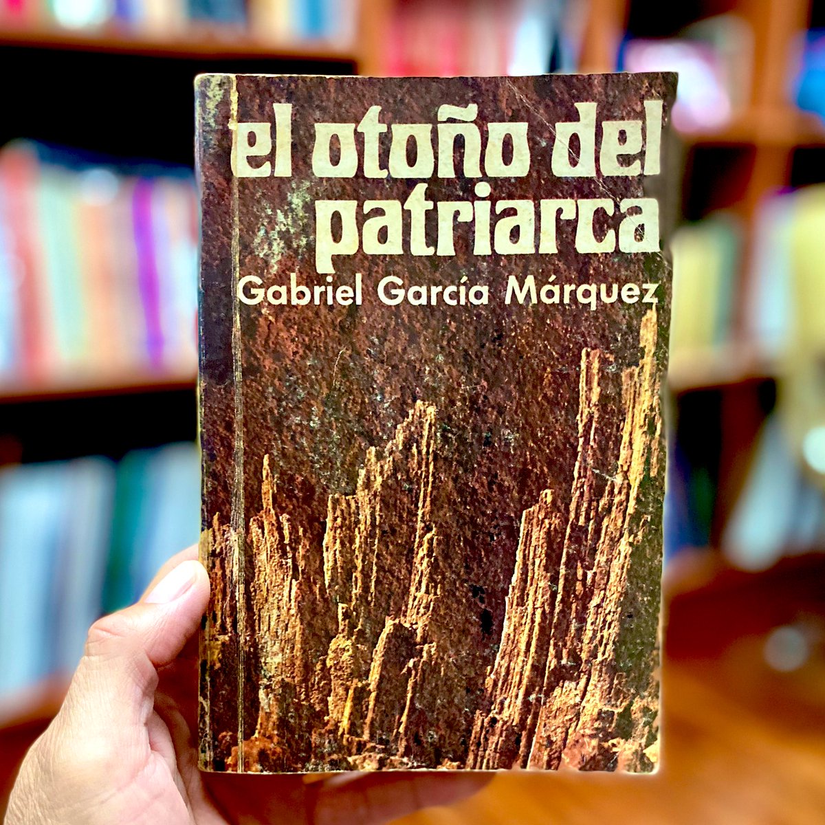 cristianbravoga's tweet photo. Una máquina narrativa que desgrana una historia universal -la agonía y muerte de un dictador- en forma cíclica, experimental y real. Seis bloques narrativos, sin diálogos, sin puntos y aparte, repitiendo una anécdota siempre igual y siempre distinta. Va el #6to
#CuentaLoQueLees https://t.co/p3NDqI0sAe