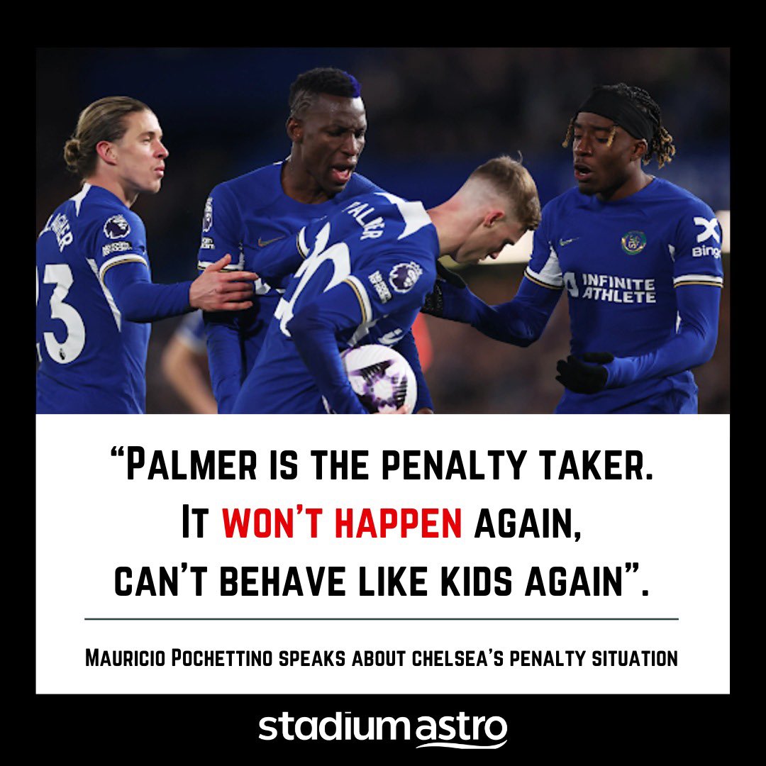 Pochettino issues a warning to his players as he declares Cole Palmer as the club’s main penalty taker 👀