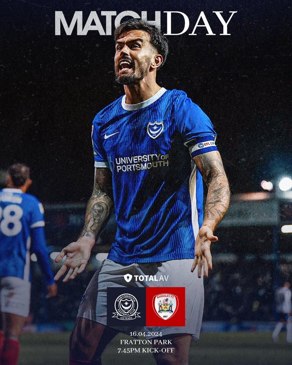 Fratton Park. 7.45pm. 🔵 #Pompey