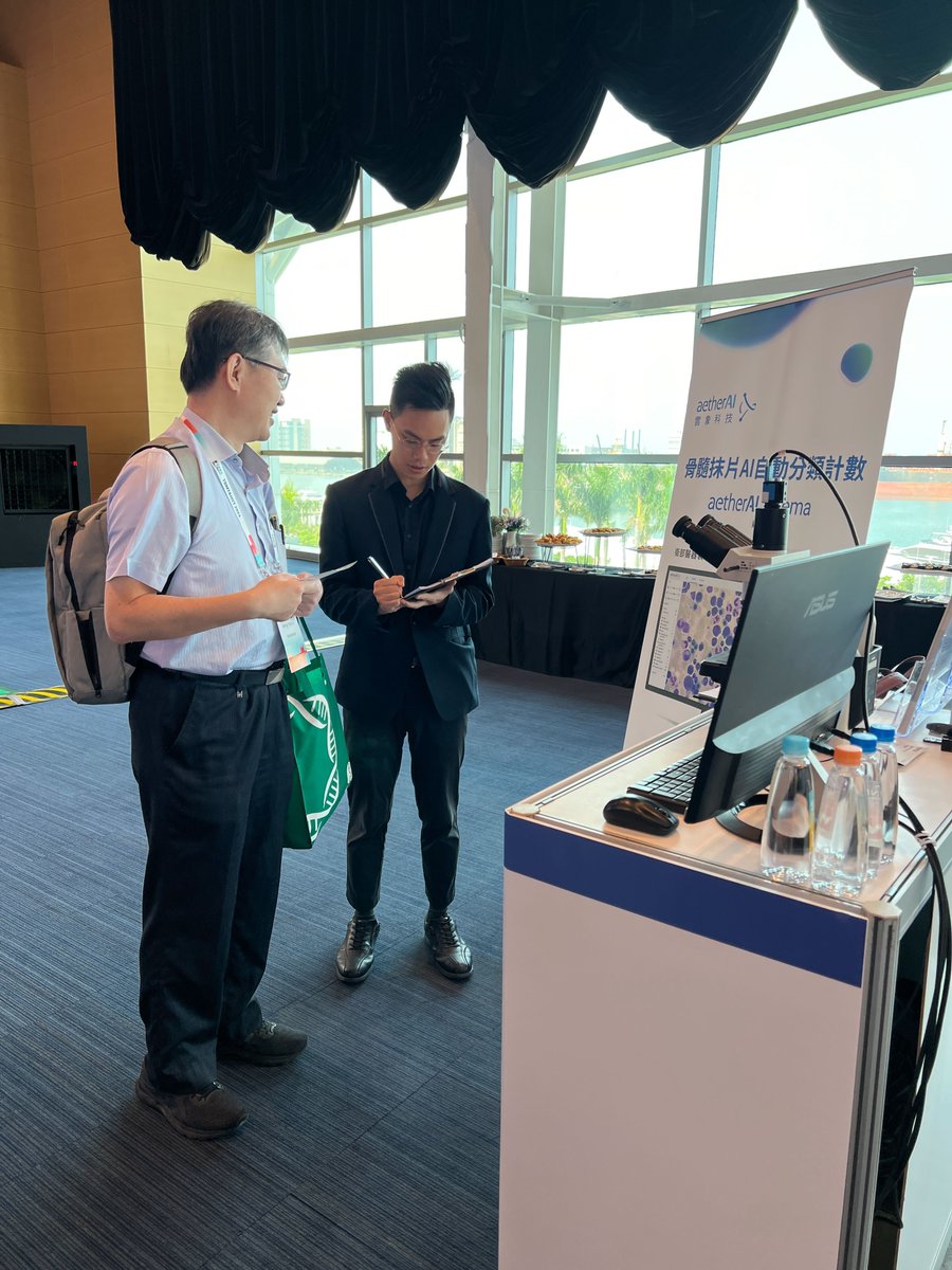 aetherAI_tw's tweet image. #Hematologists are embracing our #aetherAI Hema at the 2024 Joint Annual Congress of TBMT &amp;amp; HST! Automating differential counting &amp;amp; enabling remote analysis, it’s setting new standards in #HealthTech. #Innovation #MedicalAI