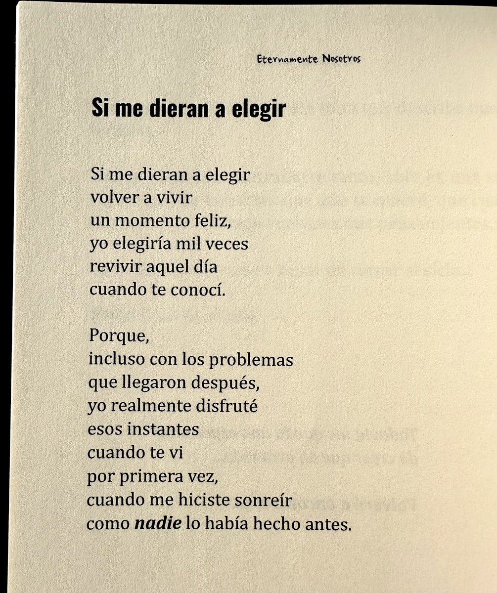 Libro: “Eternamente Nosotros” 📗