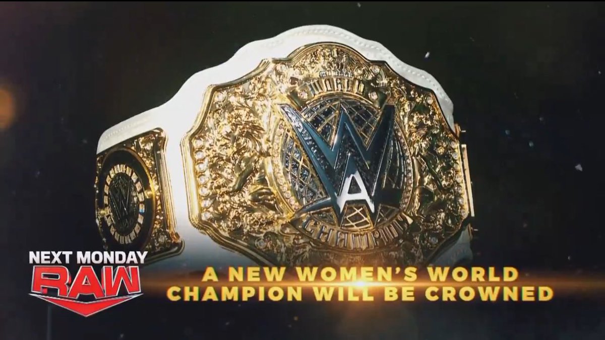 🚨 A new Women’s World Champion will be crowned next week on #WWERAW.