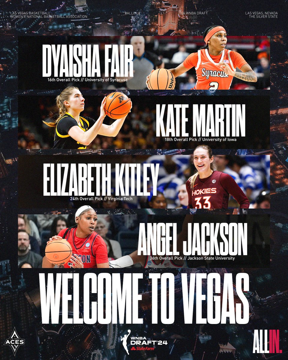 *Chef's kiss 🤌

#ALLINLV // #WNBADraft