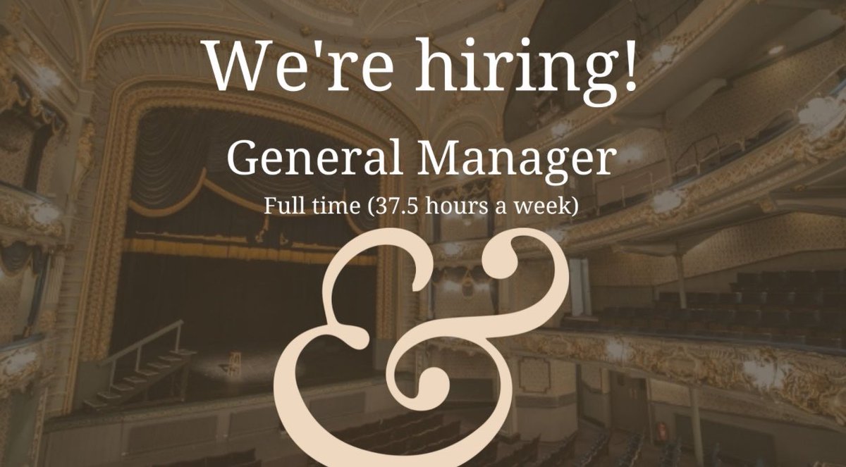 We are currently seeking an enthusiastic and committed General Manager to oversee operations at the esteemed @TyneOperaHouse For further details regarding this opportunity, please visit our website: tinyurl.com/tvjyye9r

#Newcastle #TyneTheatre #TheatreJobs #Theatre