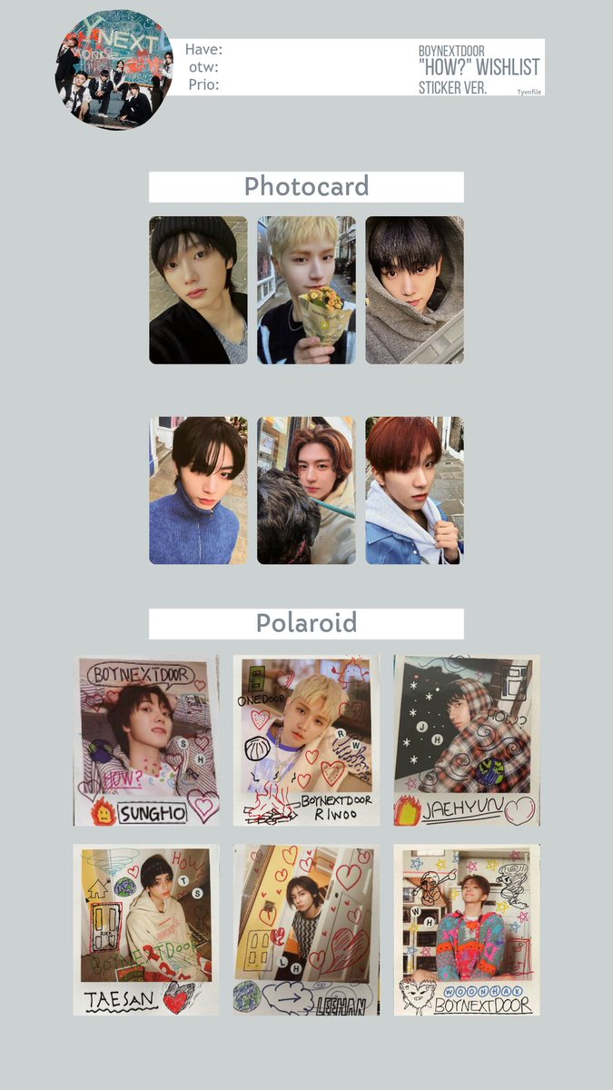 BND_merch's tweet photo. 🧸 Boynextdoor (보이넥스트도어) 2nd EP "How?" photocard template 

– OT6 template
– regular version complete
– sticker version complete

HD: in comments
#BOYNEXTDOOR
#BOYNEXTDOOR_HOW #HOW
#SUNGHO #RIWOO #JAEHYUN #TAESAN #LEEHAN #WOONHAK 포카 BND https://t.co/MMtJYwogvM
