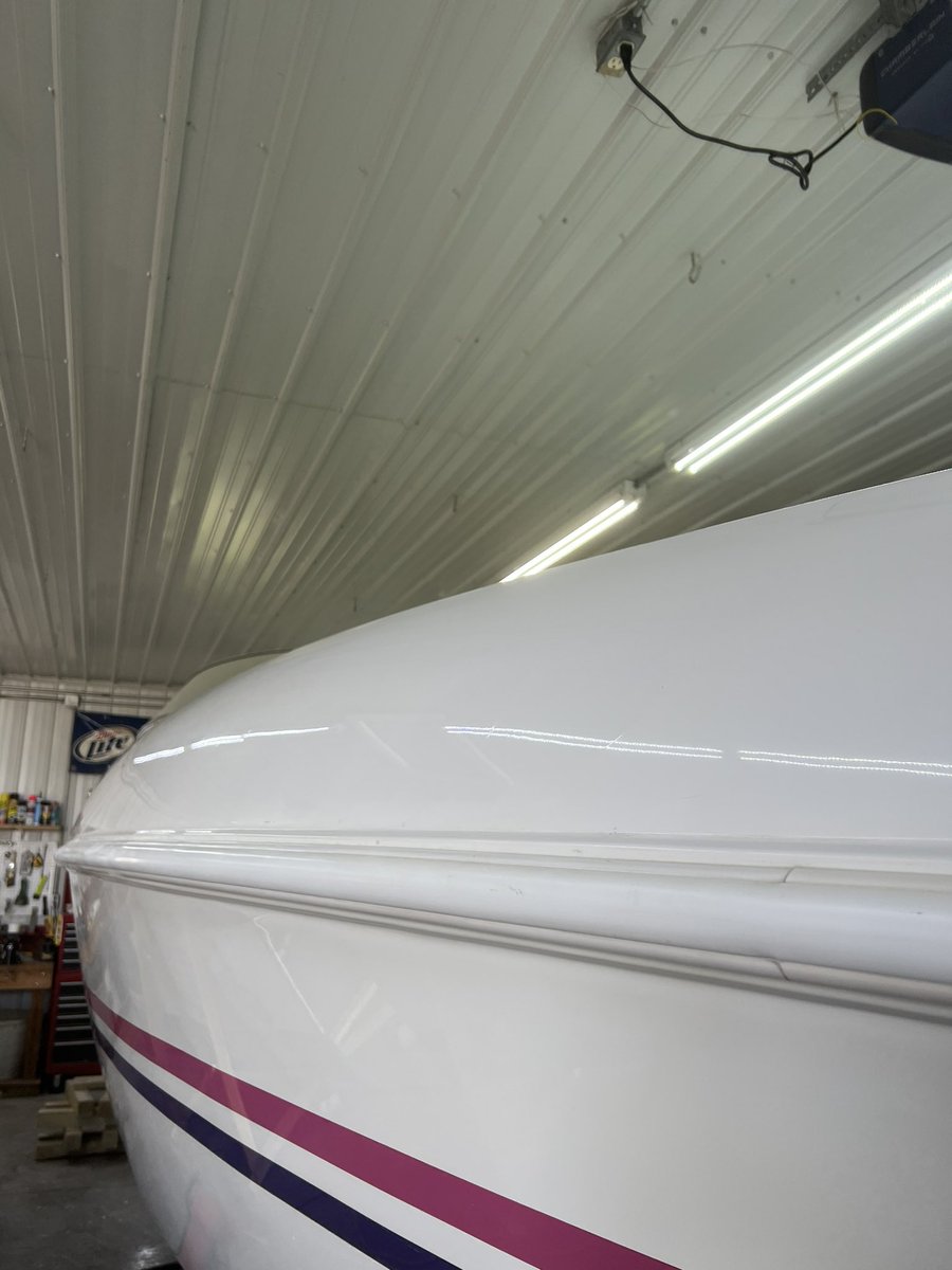 AlexisDeanne1's tweet photo. Also I finally finished buffing &amp; polishing my first big boat 🥳 https://t.co/pV1snPnHbH