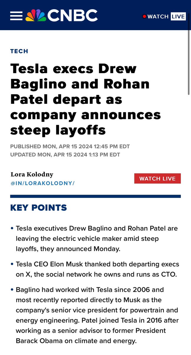 ZTheTrader's tweet photo. Not gonna lie, this doesn’t sound too good. Wonder if more info is divulged in the coming days. 
$TSLA https://t.co/Jct9psz3UY