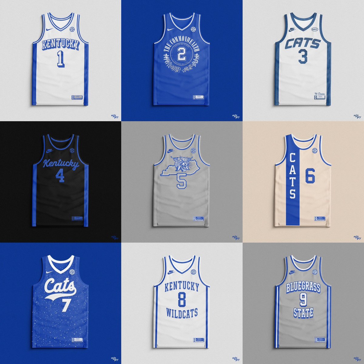 mrjojostephens's tweet photo. #BBN: here’s my project from the 2023-24 season where I design a new UK jersey after each win…

Which is your favorite? 😼 https://t.co/LctzeZUmce