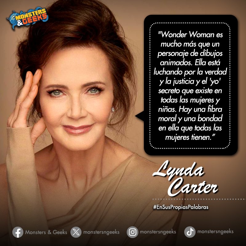 #EnSusPropiasPalabras #LyndaCarter #WonderWoman