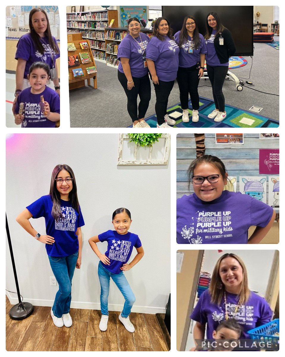 Happy Purple Up Day 💜 to all our military students!

Thank you to all who joined in honoring the strength and sacrifices of our military students! 💜 🦂#PurpleUpDay #TeamSISD #EmbracetheSting @DebPort26_bss @DianalopCIS_BSS