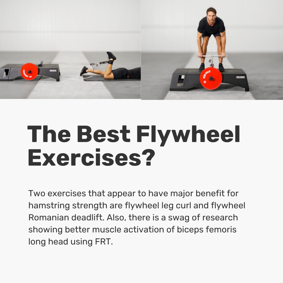 exerflysport's tweet image. Spin into a whole new level of #hamstringstrength ✔️
#Hamstringinjuries remain prevalent in many sports and among numerous athletes. Maybe it’s time to take a different approach to hamstring strengthening with #flywheeltraining, which is known for it’s #eccentricoverload. 👀