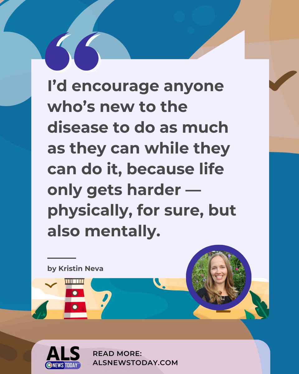 Kristin Neva sometimes finds herself nostalgic for earlier, “easier” days — when the exhaustion of ALS hadn’t yet caught up with her family. bit.ly/4axBxKD 

#ALS #AmyotrophicLateralSclerosis #ALSCommunity #LivingWithALS #ALSAwareness