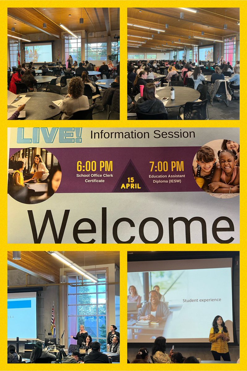 Great turn out tonight @surrey_college information night! Thank you @Surrey_Schools staff, current students and @CUPE728 for presenting to prospective students. For more info: surreyschools.ca/surreycollege #sd36learn #InclusiveEd