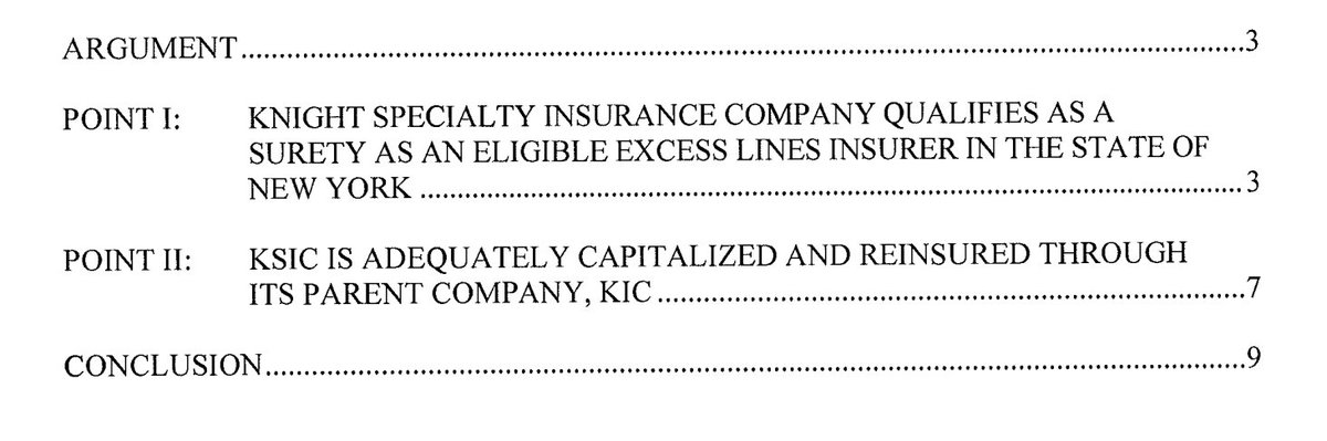 'KSIC is a respected, well-capitalized, Delaware-domiciled insurer that has long underwritten surety bonds and other types of insurance placed around the country. KSIC is an eligible excess lines insurer in the State of New York consistent with applicable law and is authorized to…