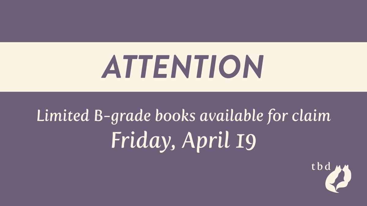 snosanthology's tweet photo. 💜 ATTENTION 💜

While this project did not intend to run formal leftovers due to limited stock, there are a few B-grade copies of the anthology leftover! These will be made available for free—just pay shipping! See additional terms/details in the thread below. 

(1/3) https://t.co/EEl7jYbpvZ