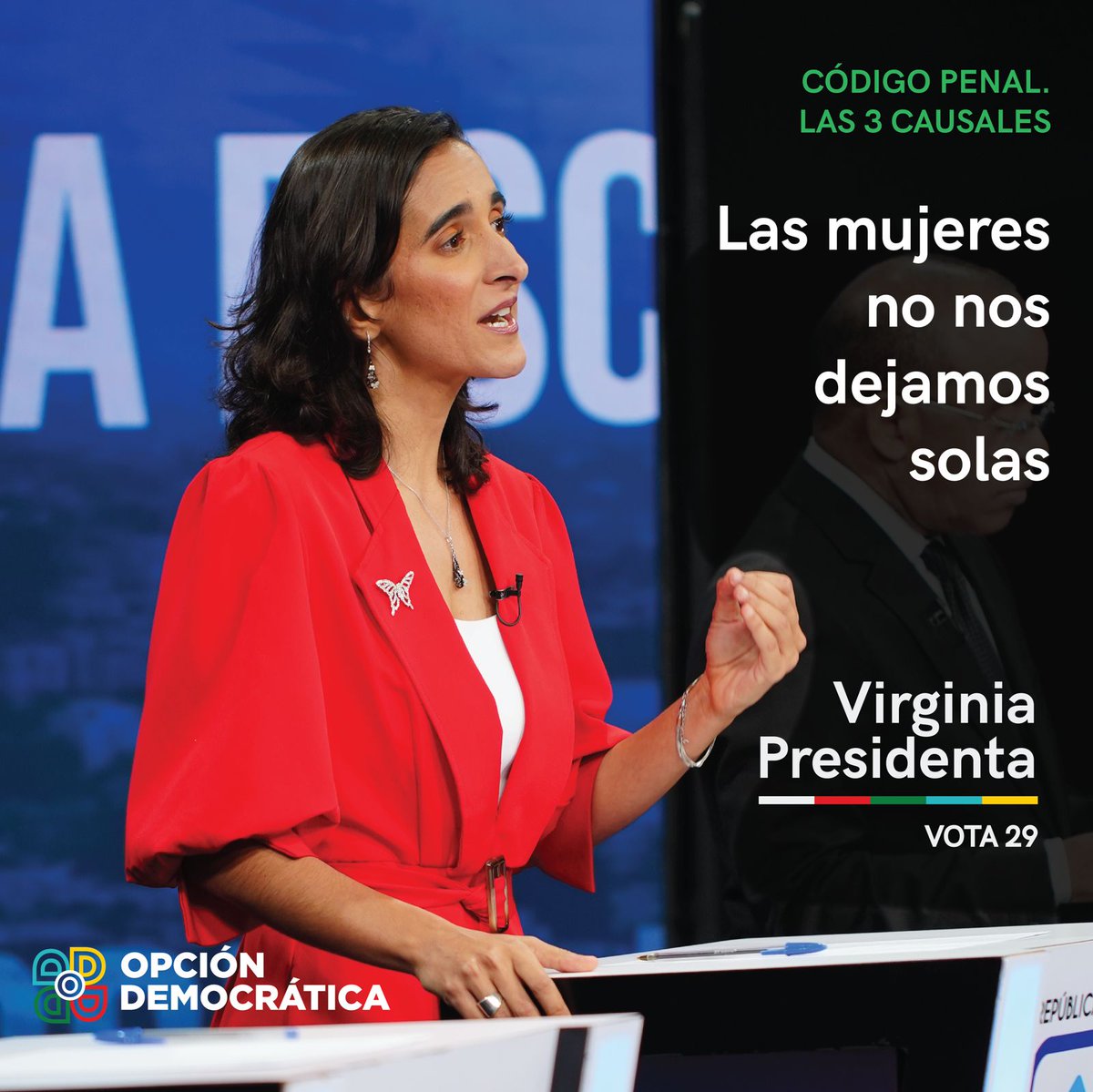 #VirginiaPresidenta #ElPoderEsDeLaGente #OpciónDemocrática