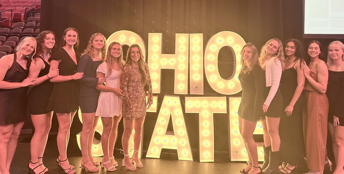 W.Soccer at the Athlete Scholar Awards Banquet 📸🤩 #GoBucks