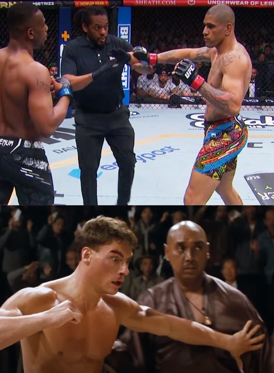 ConleyRasor's tweet photo. Am I the only one who had this flashback during the #UFC300 main event? @THATBOYMMAGURU https://t.co/DVJK7zLkO3