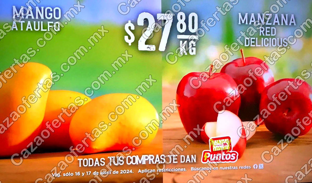 cazamx's tweet photo. 🍎🥑Primeras ofertas Soriana Martes y Miércoles del Campo para mañana 16 y 17 de abril:
https://t.co/u53A2R2FZa https://t.co/lnOJqtMOLn