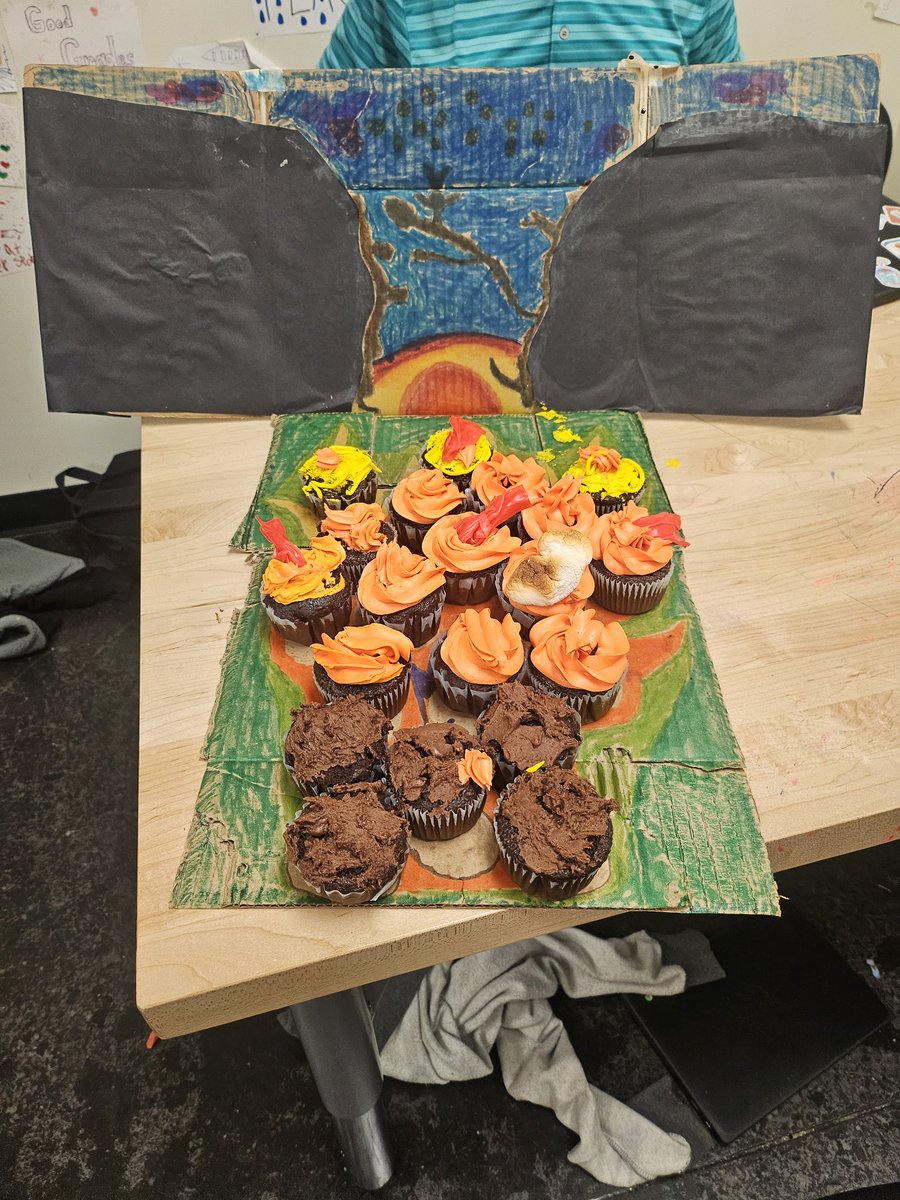 kdbarc's tweet photo. @ReedAcademy1 @SPSCCR @officialSPS Cupcake wars! So proud!! https://t.co/0DRnvFCY8M