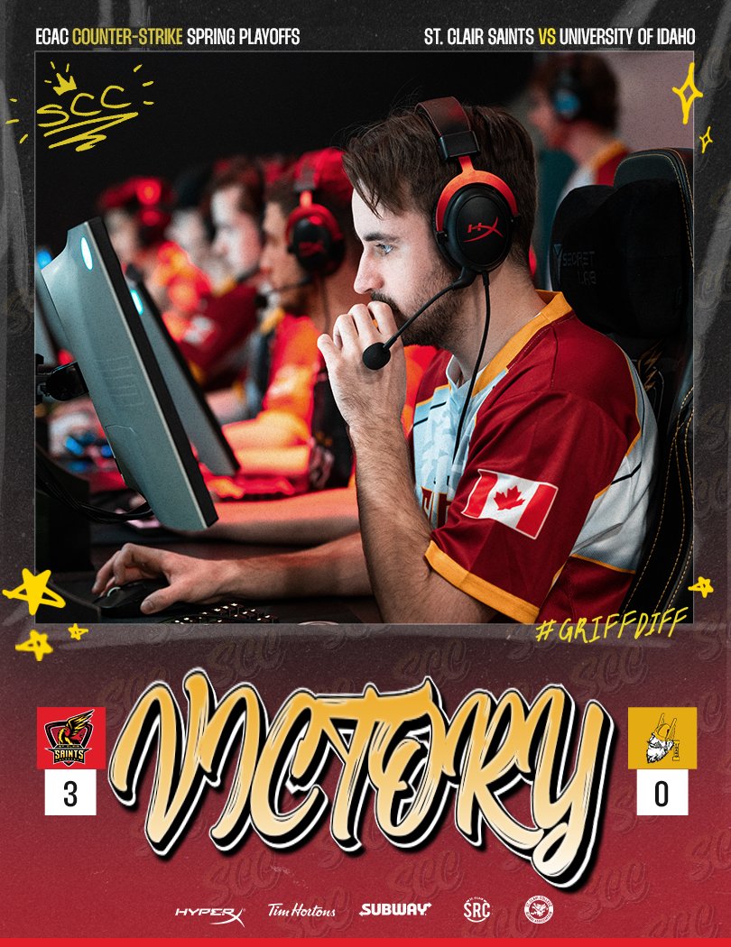 3️⃣-0️⃣ 

#SaintsCS move on to the ECAC Spring Finals!