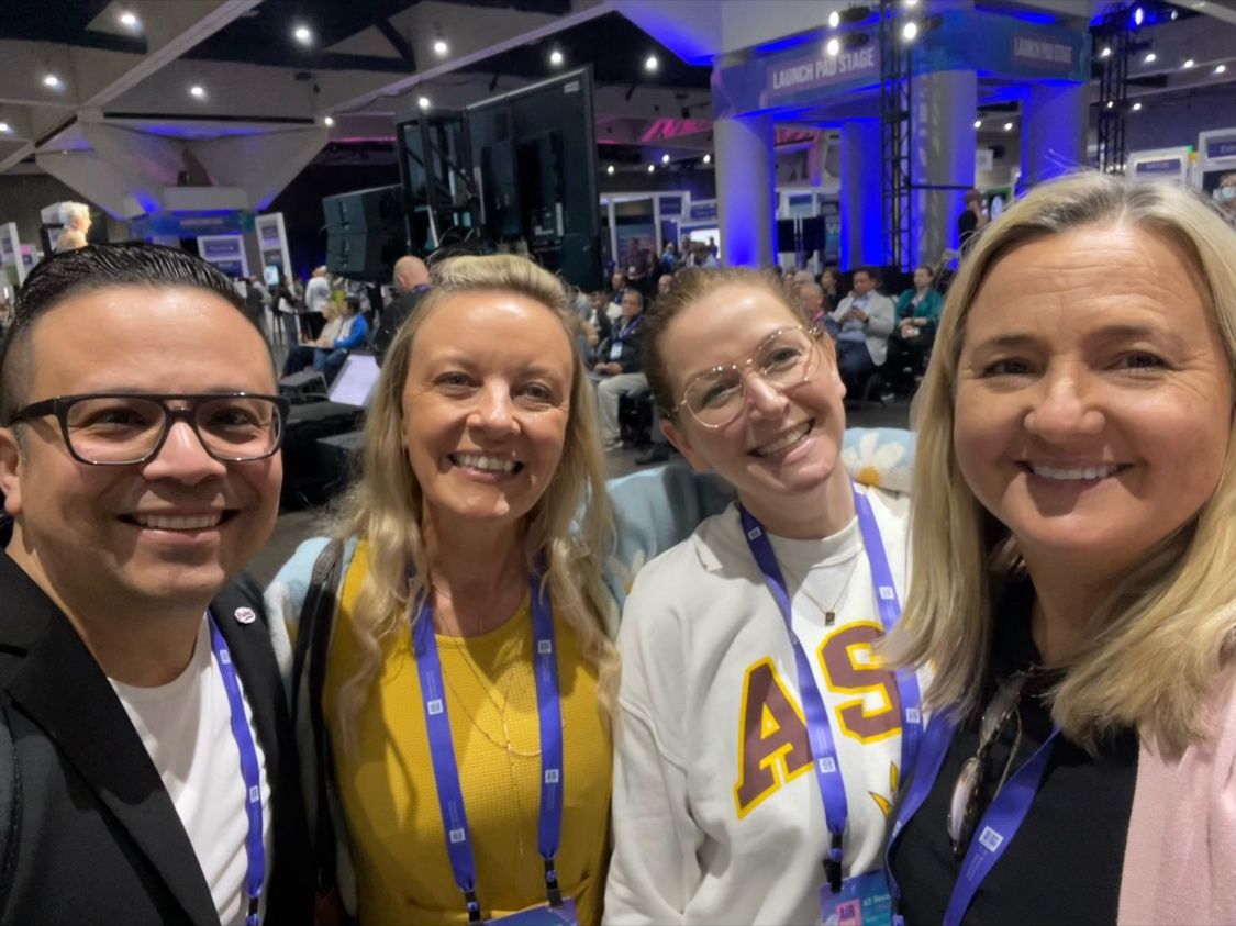 It was great to see @LSpencerEdD & @TiffaniDBrown today! I was stoked to see them talking to @PamRabin and it brought back all the @SanDiego_CUE memories. Learned a lot from all these amazing leaders. Still get to learn each and every day! #WeAreCUE