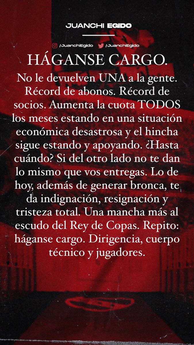 JuanchiEgido's tweet photo. Háganse cargo. https://t.co/I7TDryXp03