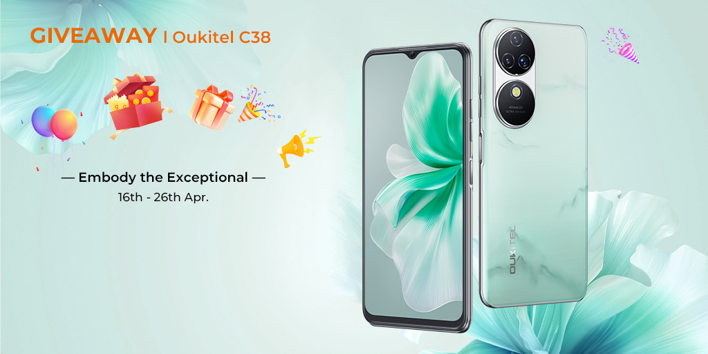 🎉Join #Oukitel #C38 Global Launch Giveaway! 👉TO ENTER: 1. FOLLOW us and SHARE this post with the hashtag #OukitelC38. 2. Click here to join: bit.ly/3UjyVKw 🎁Prizes： 1st Prize: OUKITEL C38 2nd Prize: OUKITEL BT10 Smartwatch #giveaway #Discount #fyp #trending #fashion