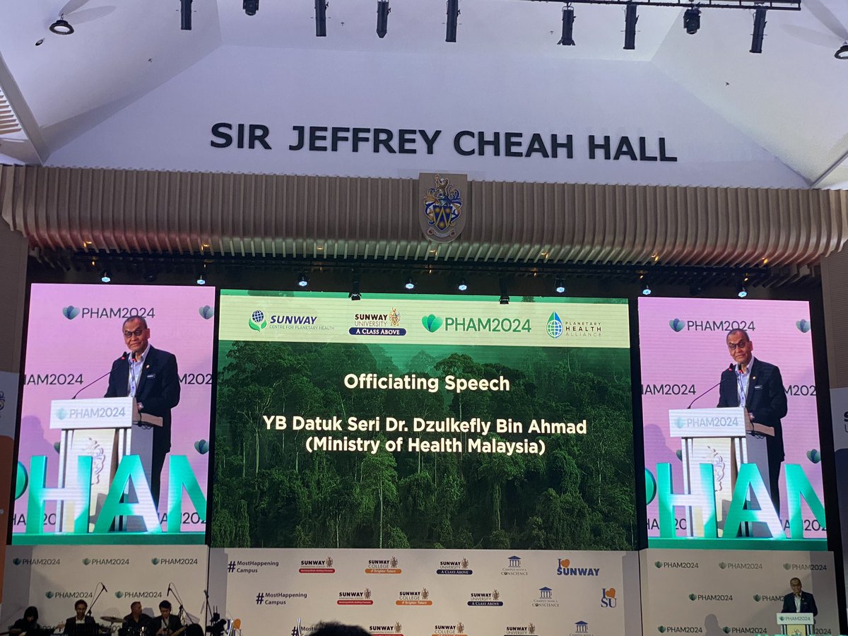 Thammy SH Chong (@thammycsh) on Twitter photo All hospital in Malaysia aimed to be green certified by 2025 DS <a href="/DrDzul/">Dzulkefly Ahmad</a> at <a href="/pham2024/">2024 Planetary Health Summit & 6th Annual Meeting</a> All hospital in Malaysia aimed to be green certified by 2025 DS <a href="/DrDzul/">Dzulkefly Ahmad</a> at <a href="/pham2024/">2024 Planetary Health Summit & 6th Annual Meeting</a>