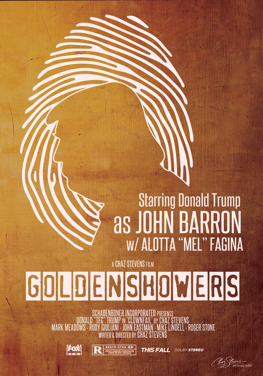 🍿🎥 In a world of courtroom drama & political intrigue, witness the rise & fall of a golden-haired protagonist in 'goldenshowers.' Starring Donald Trump as John Barron & Alotta 'Mel' Fagina, sure to make a splash! 🌊🎭 #goldenshowers #TrumpTrial #JohnBarron #AlottaFagina #Drip