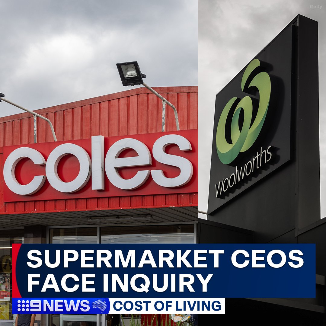 Supermarket giants Woolworths and Coles are facing a senate inquiry today, as the government continues to probe allegations of price gouging. #9News READ MORE: nine.social/EG2