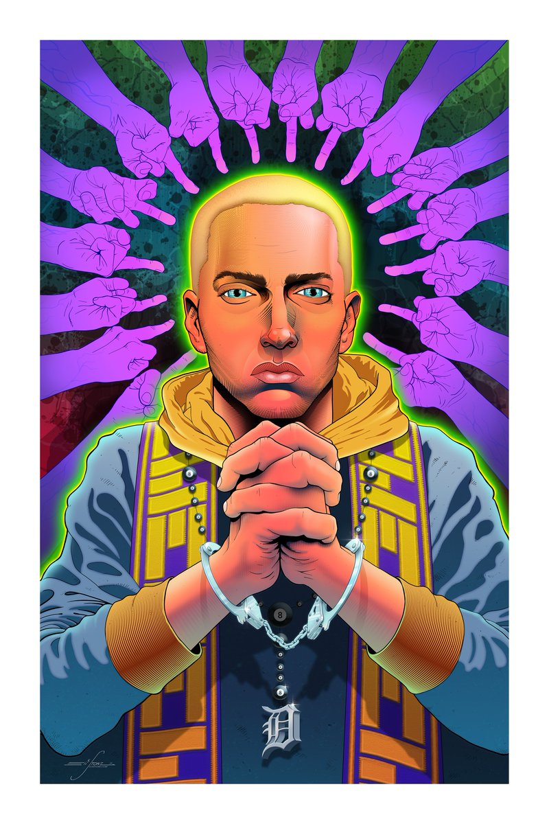 Eli 5 Stone (@eli5stone) on Twitter photo SLIM2 Redraw of a portrait for <a href="/Eminem/">Marshall Mathers</a>'s book "Whatever You Say I Am" 20 years later. #eli5stone SLIM2 Redraw of a portrait for <a href="/Eminem/">Marshall Mathers</a>'s book "Whatever You Say I Am" 20 years later. #eli5stone