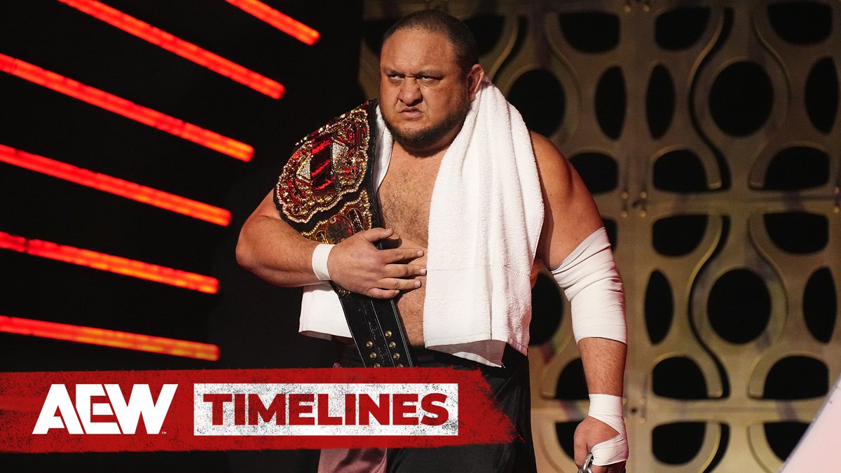 Follow along with the #AEW career of the King of Television & AEW World Champion: @samoajoe! Premiering NOW! ▶️ youtu.be/VaUYPo5l9fo