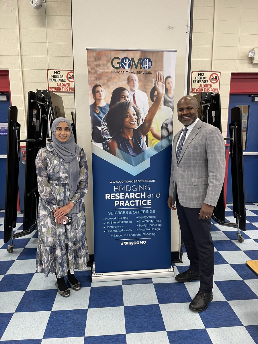 Our CDO, @Rabia1N and CEO, @josuefalaise led an engaging Intro to Restorative Practices session with the entire @PlainfieldBOE High School staff today. Can’t wait to return in June. Just the beginning! Wait and see! #WhyGOMO