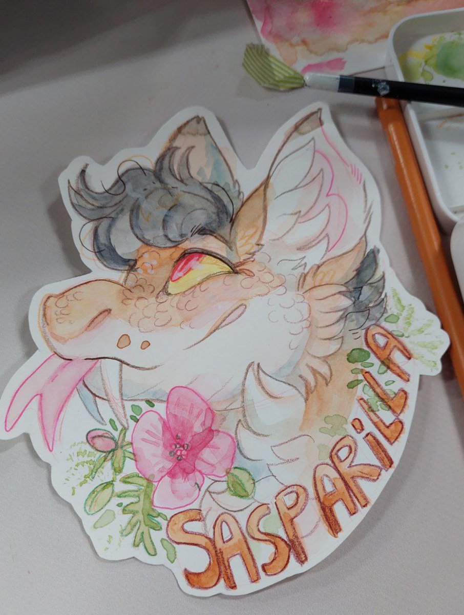 PaintedDeerCT's tweet photo. A few paintings I did during @WoodsFlock !~ 🪶🌿💕 https://t.co/cVuSsO0ClW