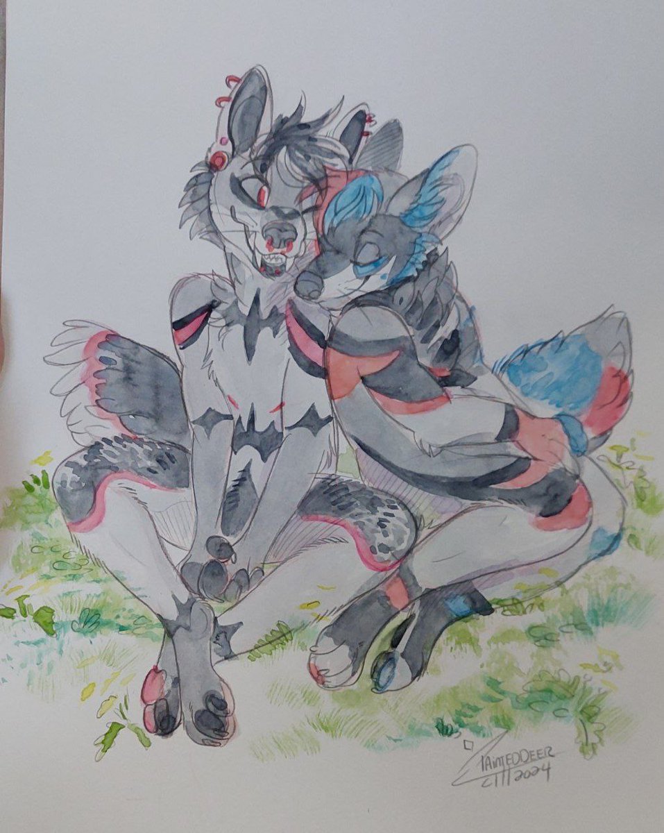 A few paintings I did during <a href="/WoodsFlock/">Woods Flock</a> !~ 🪶🌿💕