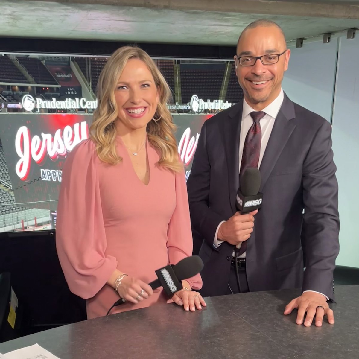 Can’t believe I just finished my 6th season with @DevilsMSGN ! Our crew is just awesome and I’m lucky to have the best on-air partner @BryceSalvador . Hope you enjoyed our #NJDevils pre/post/intermissions this year! Thanks for tuning in!! 📺