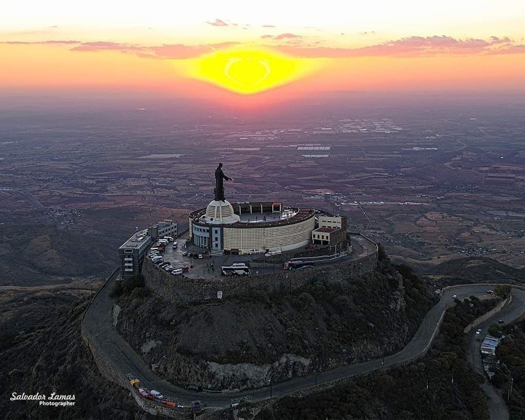 Cristo Rey, cerro del Cubilete, Guanajuato 🇲🇽 Fotos Aéreas de México