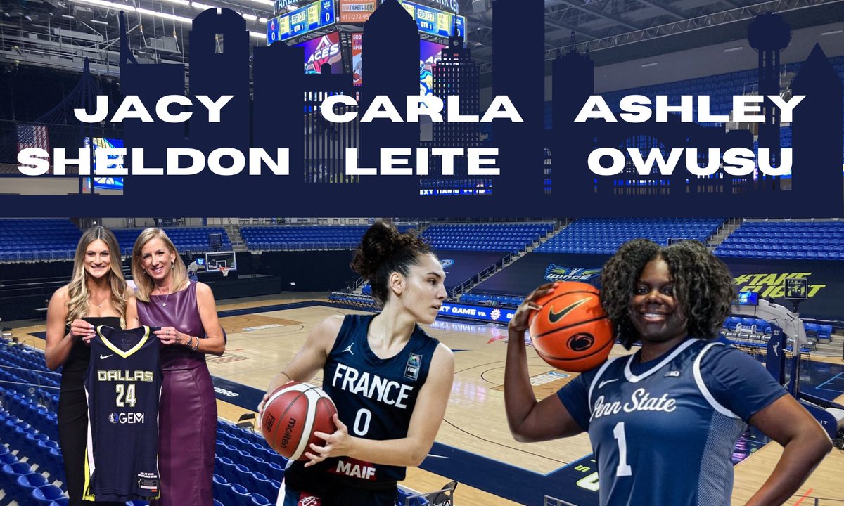 Meet your three new Dallas Wings. #TakeFlight #WNBA #WNBADraft #WNBATwitter