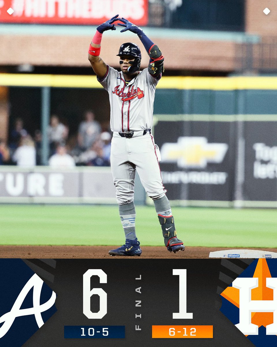 The @Braves get the win in Houston! #Jackie42