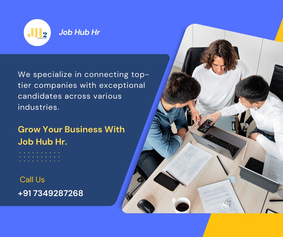 Introducing JOB HUB HR Recruitment Agency, your premier partner for talent acquisition in Bangalore! 🌟  From executive search to mass recruitment, we've got you covered. #HR #RecruitmentAgency #BangaloreJobs #TalentAcquisition #HiringSolutions #JobSearch

jobhubhr.com