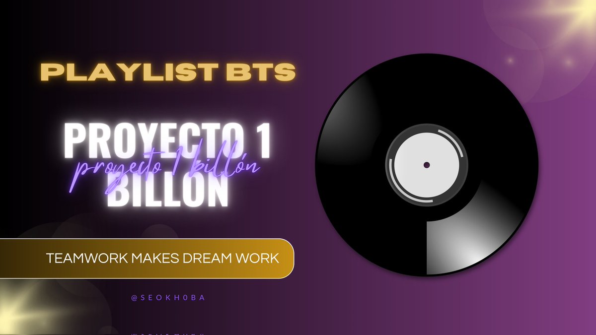 — 💫🎧 Playlists focus BTS 1B PROJECT vía Spotify, abro hilo ⬇️

🔁 + 💜 ¡Para difundir!

➡️ GLOBAL, HOTS, MAKNAE LINE, HYUNG LINE & más

📍 Playlist detalladas ⤵️

#BillionsClubBTS #Proyecto1B #BTSBillionsProject
