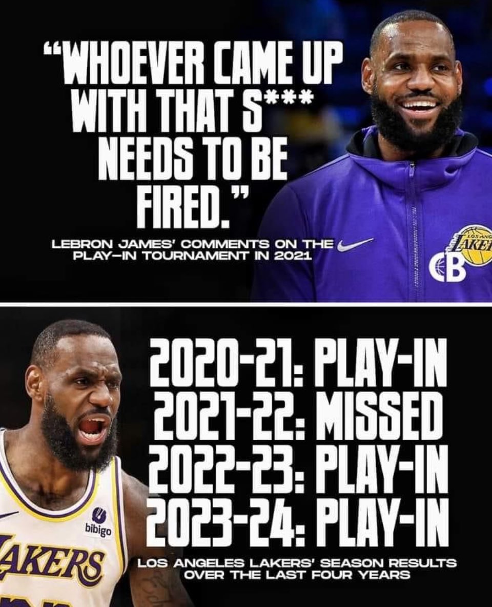 The set up for this is perfect. Lebron gets an 8 seed and upsets the 1 seed (OKC) because the Lakers are actually better. They avoid being the higher seed and playing Denver who they can’t beat. They can beat the other teams until the western conference finals so it looks good.