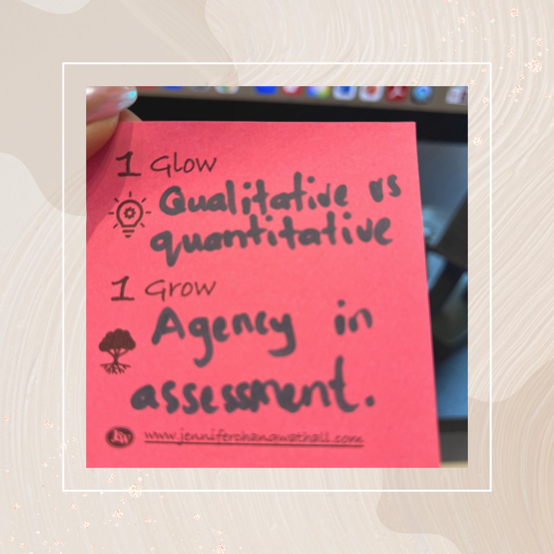 JenniferWathall's tweet photo. Collecting qualitative evidence of learning during a workshop helps me to plan and cater to where the teachers are in their learning journey!
#AgencyAgilityAssessment
#QualitativeEvidence
#TeacherLearningJourney
#WorkshopReflections
#ResponsiveTeaching https://t.co/wNdw9Zifqb