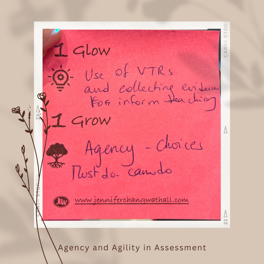 JenniferWathall's tweet photo. Collecting qualitative evidence of learning during a workshop helps me to plan and cater to where the teachers are in their learning journey!
#AgencyAgilityAssessment
#QualitativeEvidence
#TeacherLearningJourney
#WorkshopReflections
#ResponsiveTeaching https://t.co/wNdw9Zifqb