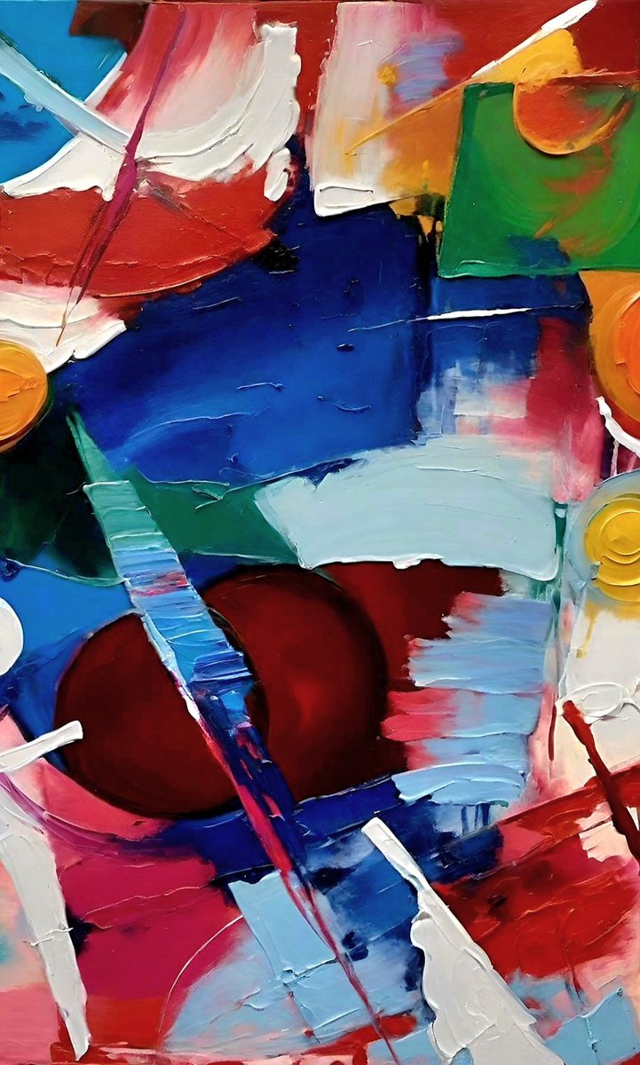 Vibrant Abstract Art Nft 🎨 
By Neil Saxton 

#abstractart #abstractpainting #NFT #Nfts #NFTMarketplace #NFTartists