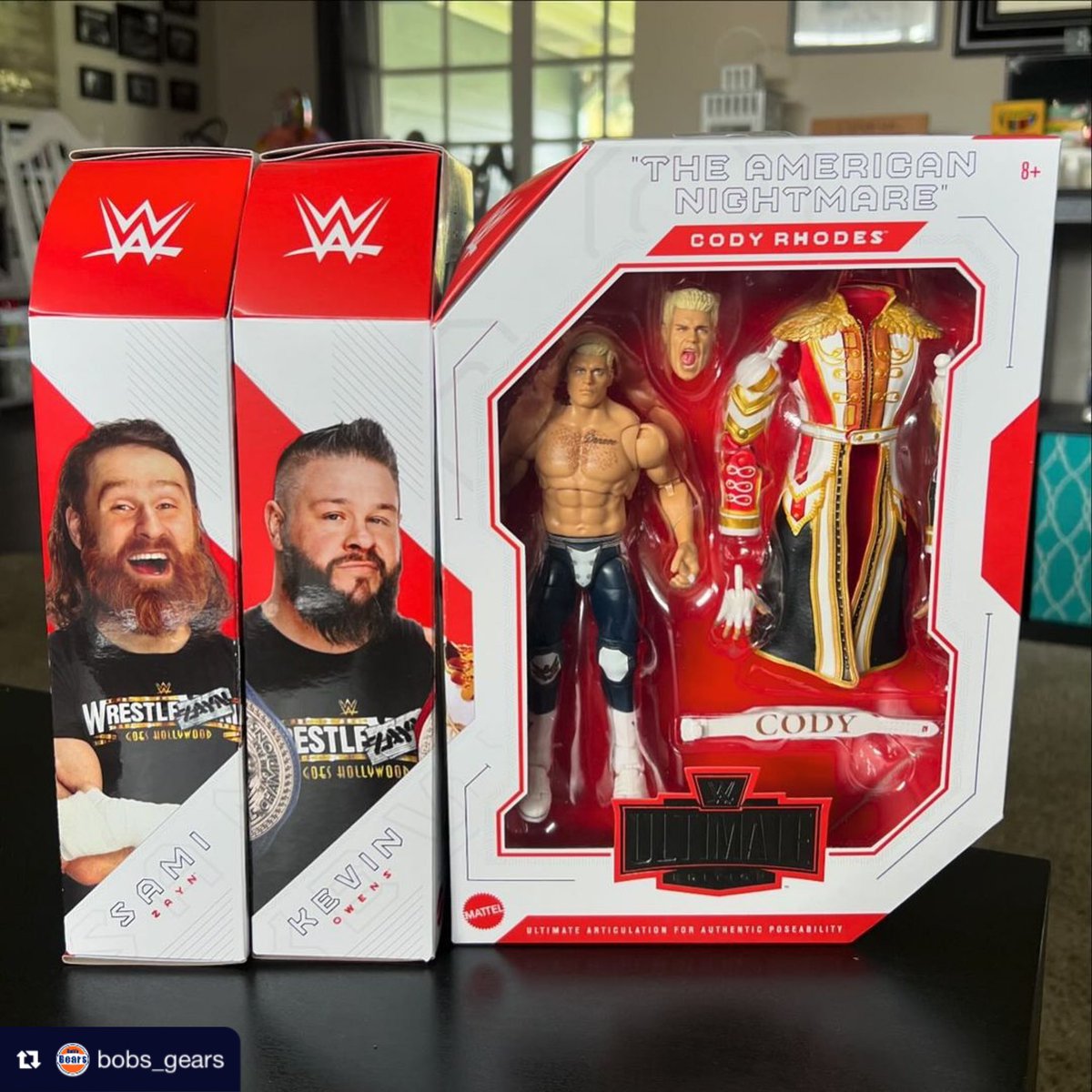 RingsideC's tweet photo. ๐Ultimate 21 Mail Call!๐
๐ท @Bobs_Gears
Shop now at https://t.co/WKZNRdz9Cn
#RingsideCollectibles #WrestlingFigures #Mattel #WWE #WWEEliteSquad #WWERaw #SmackDown #CodyRhodes #KevinOwens #SamiZayn #WrestleMania #WrestleMania39 #RSCMailCall @mattel @wwe https://t.co/7eerA7z9Q2