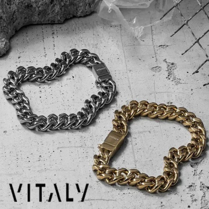 jelly0915's tweet photo. VITALY（バイタリー）KICKBACK 
細めのチェーンブレスレットながらも、存在感抜群の１点。
丈夫なステンレススチールを使用し、お手入れも簡単です。

https://t.co/TLOs6PCpZJ

#ブレスレット
#アクセサリーユニセックス https://t.co/1DjkwOLprP